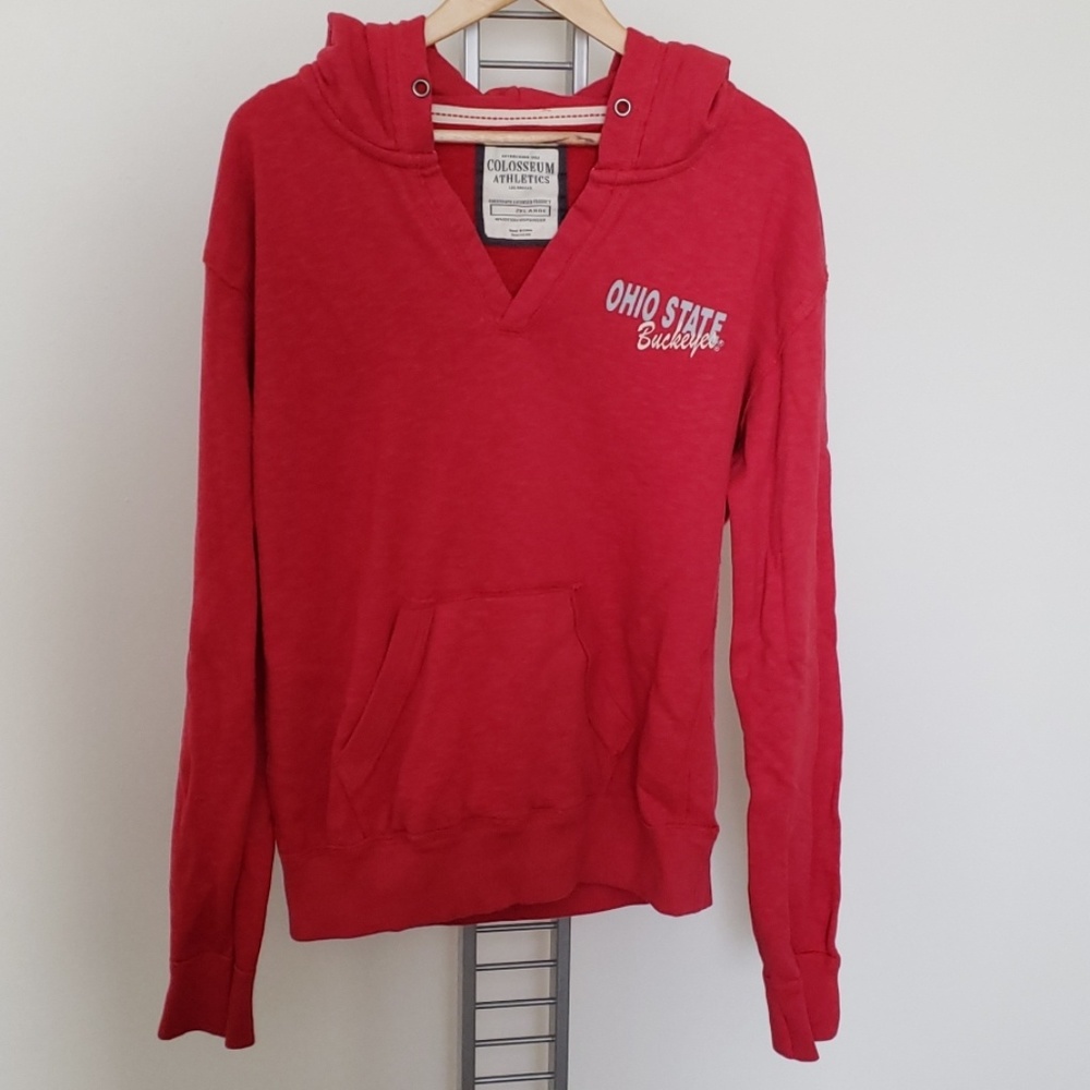 Women's Ohio State V Neck Hoodie